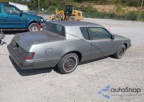 1985 Mercury Cougar from USA, damaged, VIN 1MEBP92F9FH654997